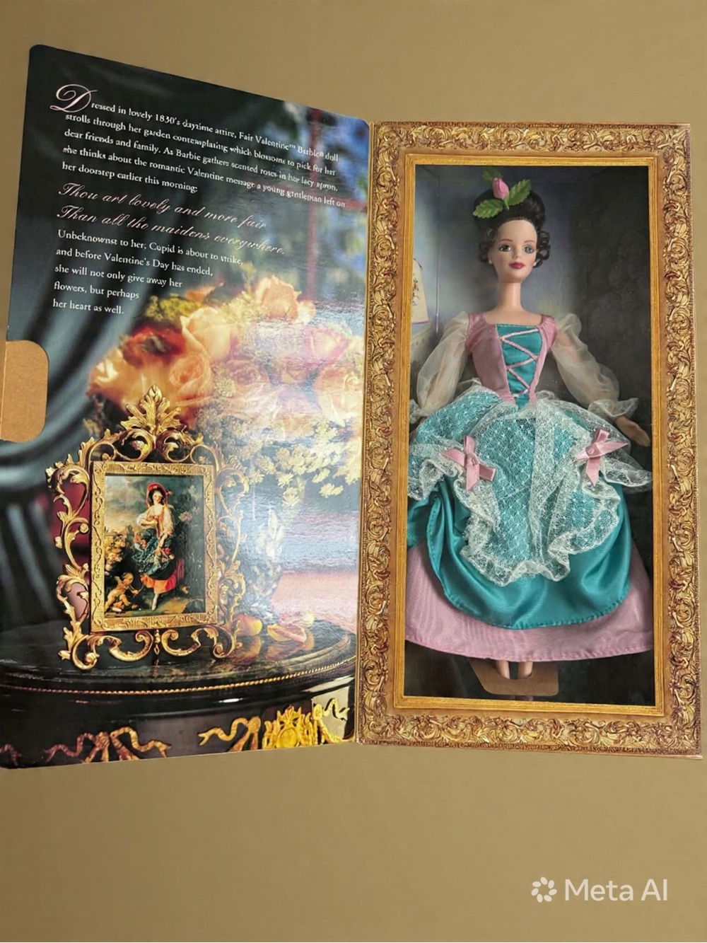 Barbie Pink Rose Fair Valentine Collector Doll